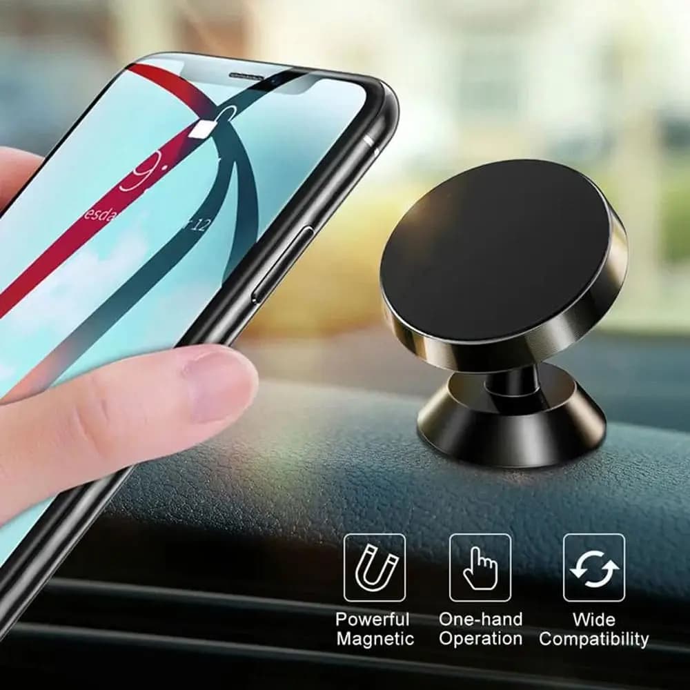 پایه نگهدارنده موبایل مدل 360 درجه مگنتی