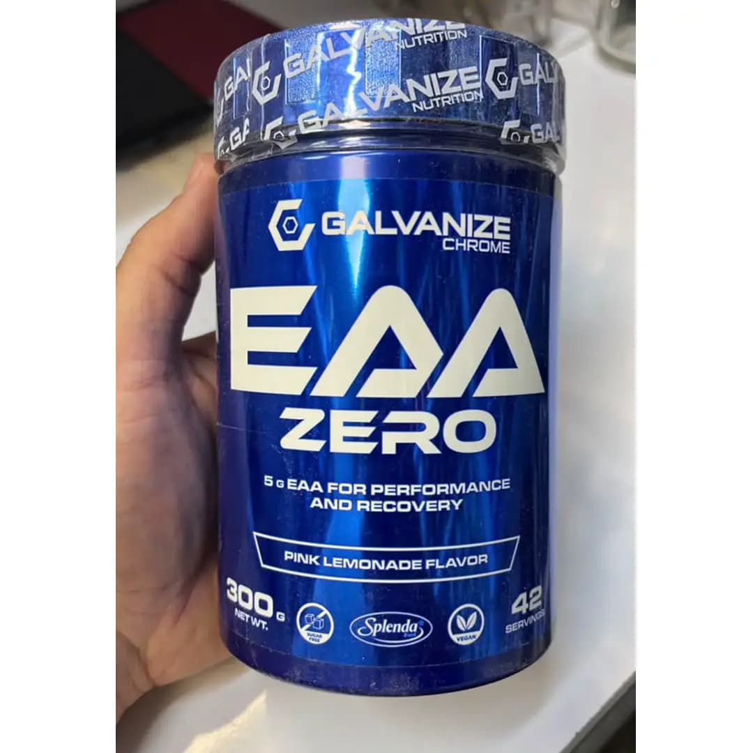 آمینو اسید EAA زیرو گالوانیز طعم پینک لیموناد (۳۰۰ گرمی) — تصویر ۲