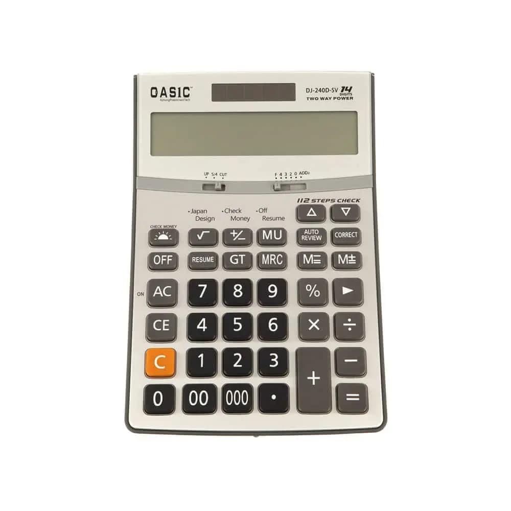 ماشین حساب کاسیک CASIC DJ-240D-SV — تصویر ۲