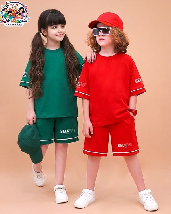 تیشرت شلوارک بگ استایل CFCS BELIEVE