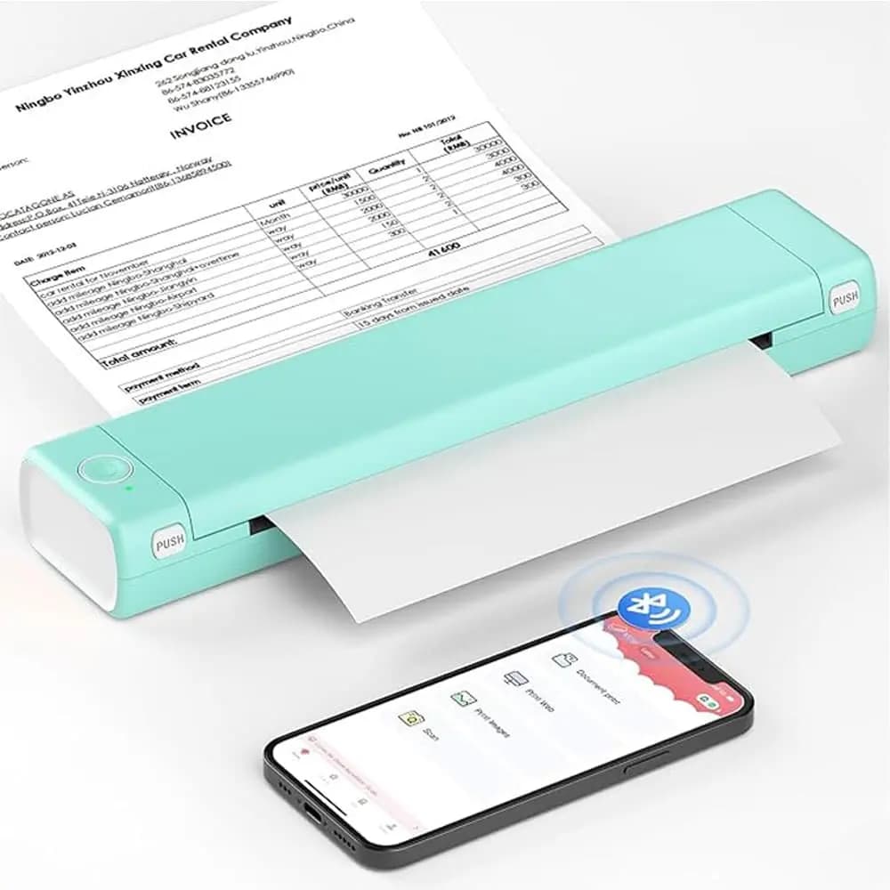 پرینتر حرارتی قابل حمل phomemo مدل M08F سایز A4 — تصویر ۲