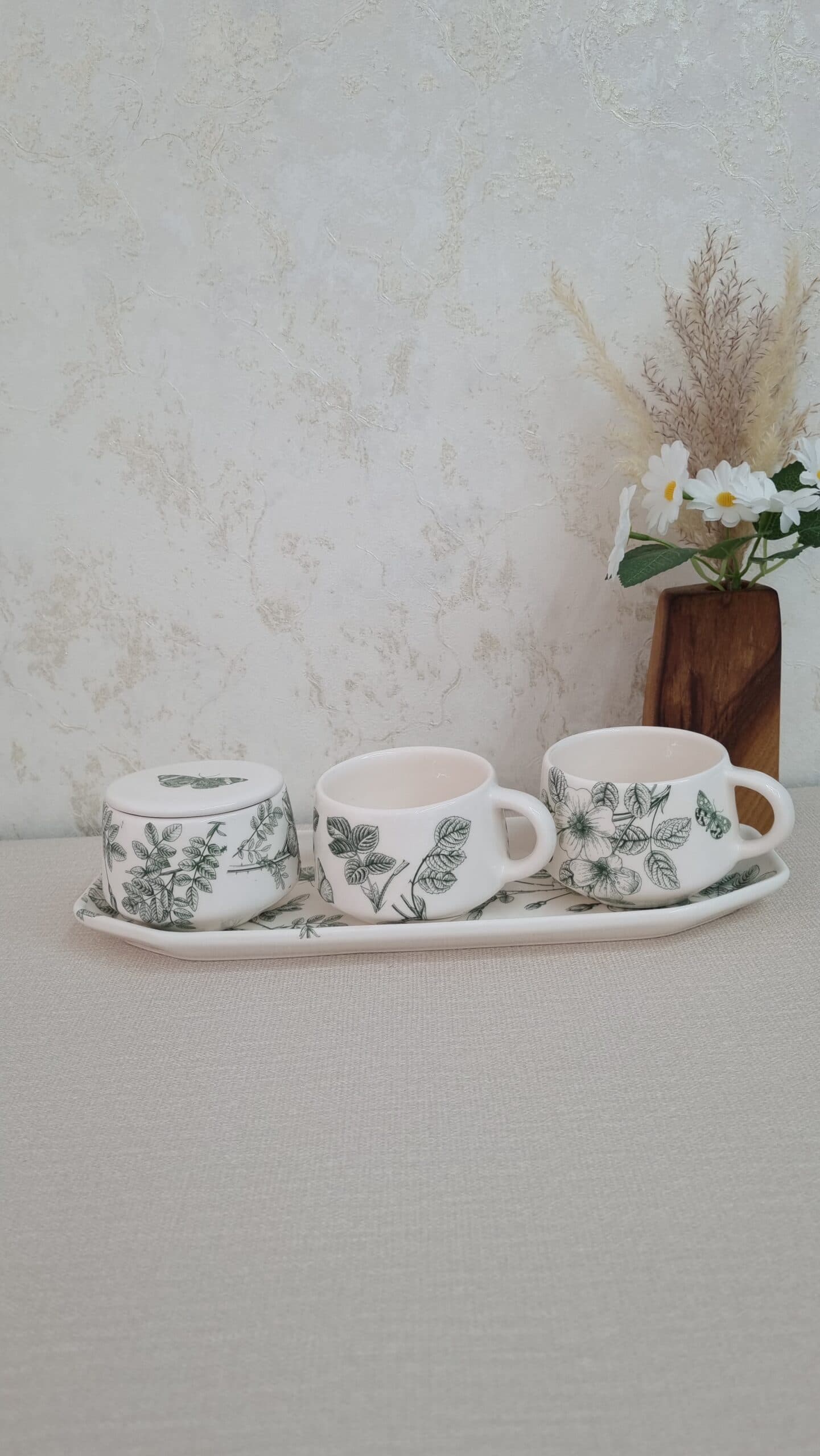 ست چای‌خوری ۲ نفره طرح پرستو