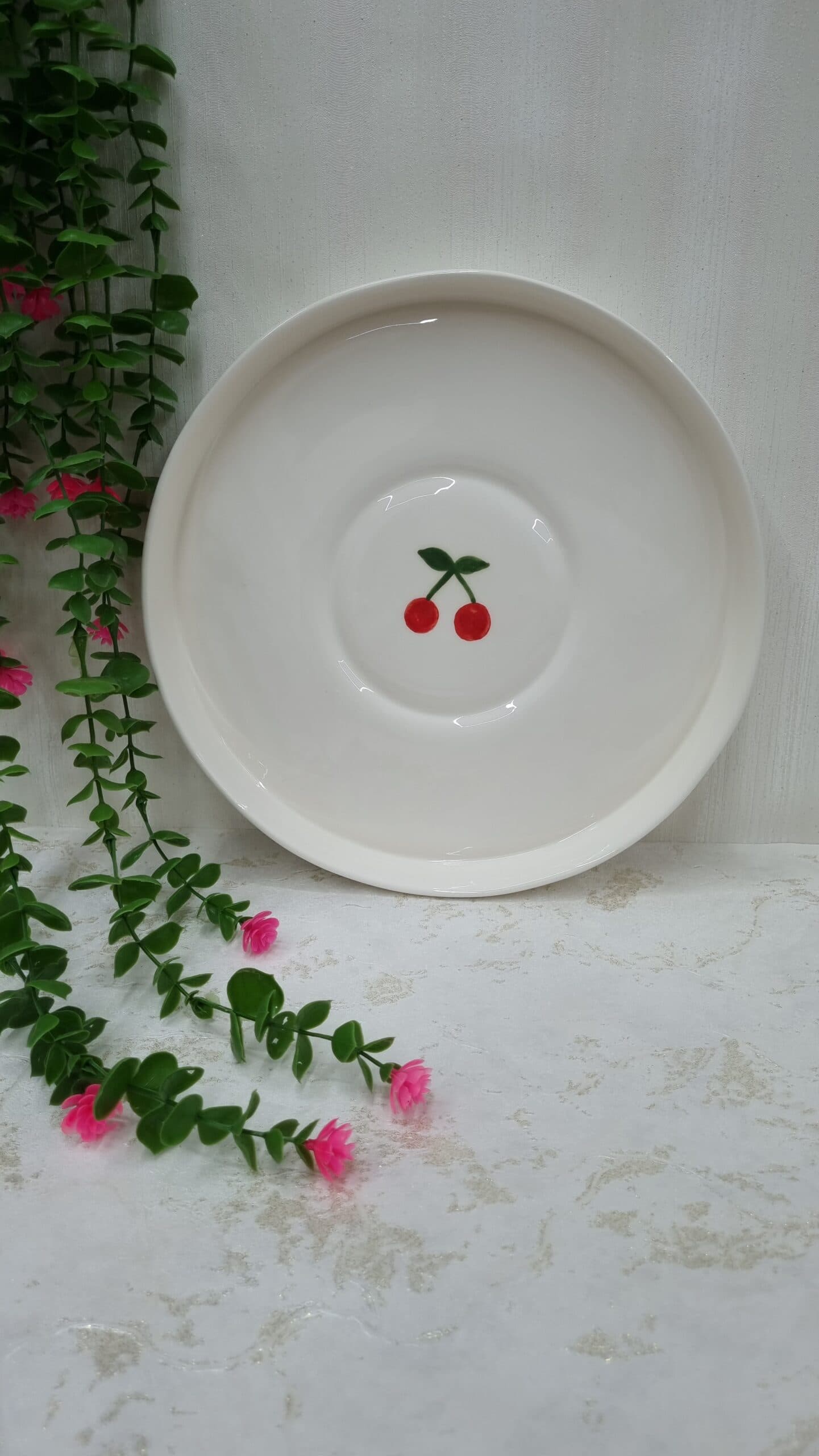 ست صبحانه خوری سرامیکی آلبالو کد:101 — تصویر ۳