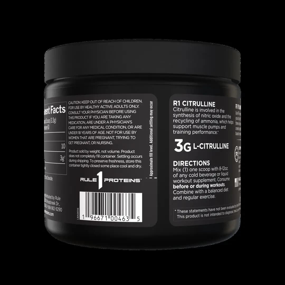 ال سیترولین رول وان بدون طعم 60 سروینگ | Rule One Citrulline — تصویر ۳