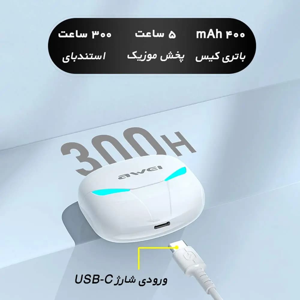 هندزفری بی سیم اوی مدل T35 — تصویر ۴