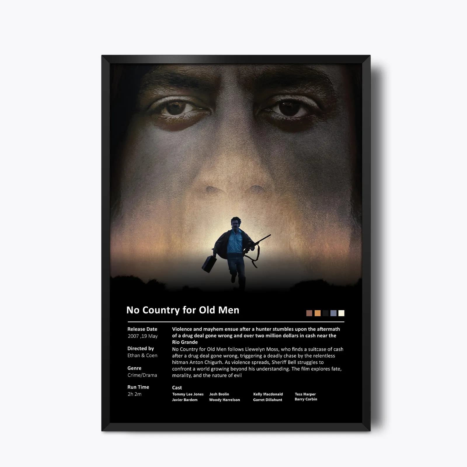 تابلو فیلم No Country for Old Men(جایی برای پیرمردها نیست)