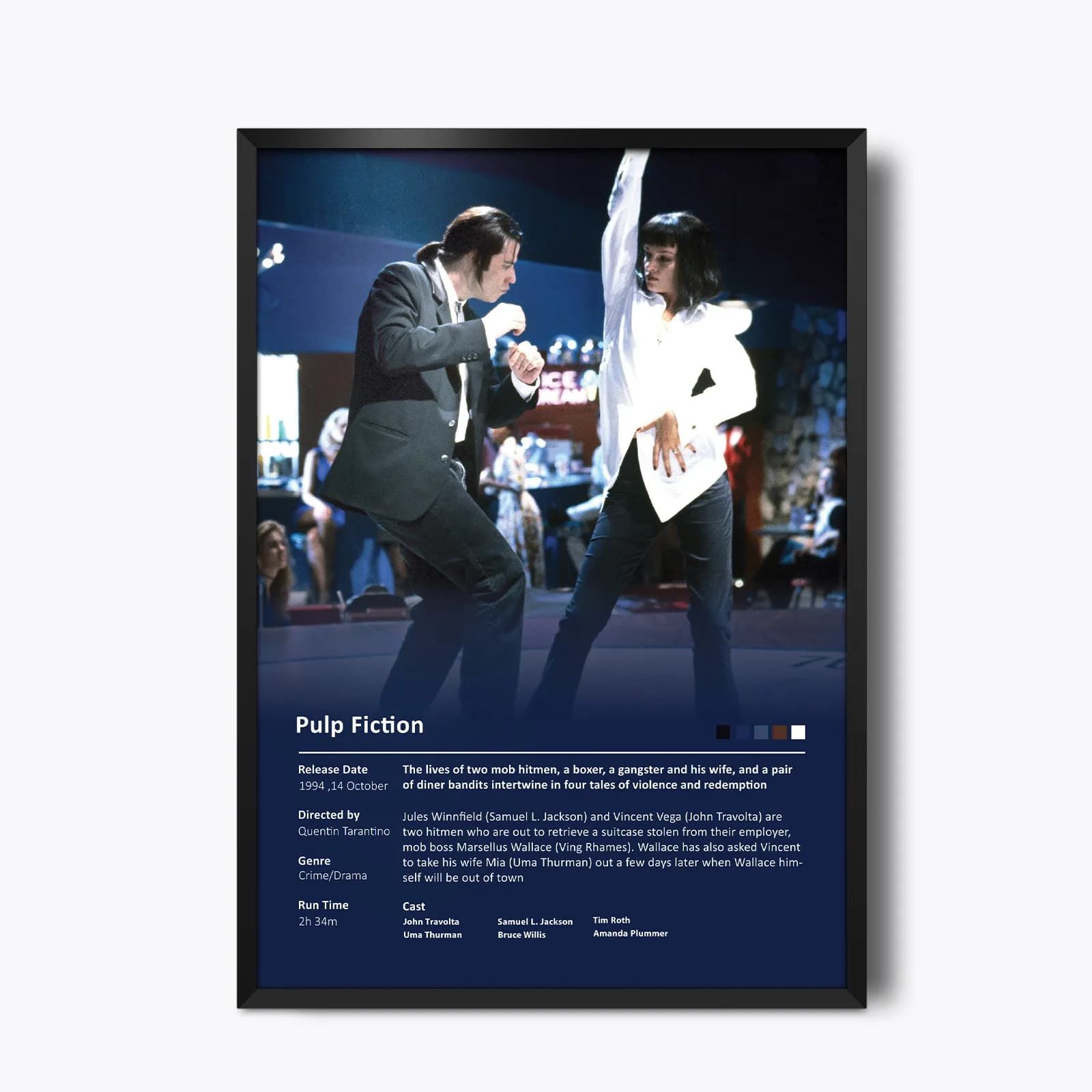 تابلو فیلم Pulp Fiction(داستان عامه‌پسند)