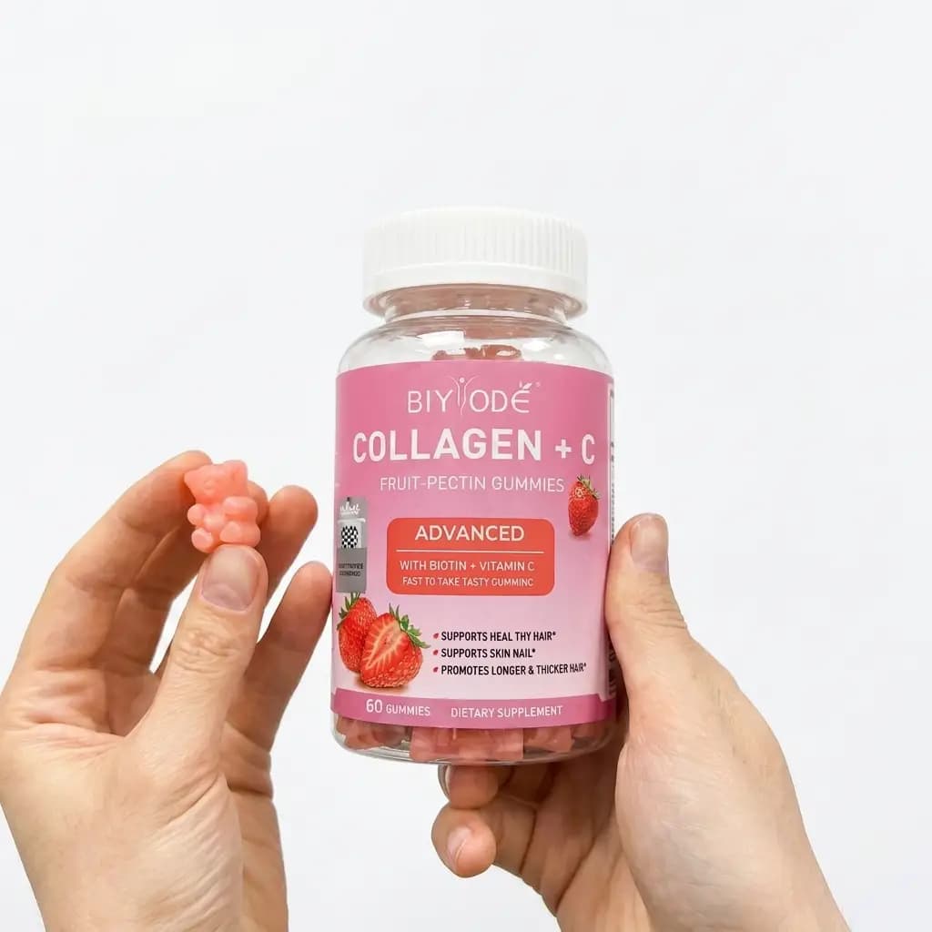 پاستیل کلاژن + ویتامین C بایو کد Biyode Collagen + C Gummies