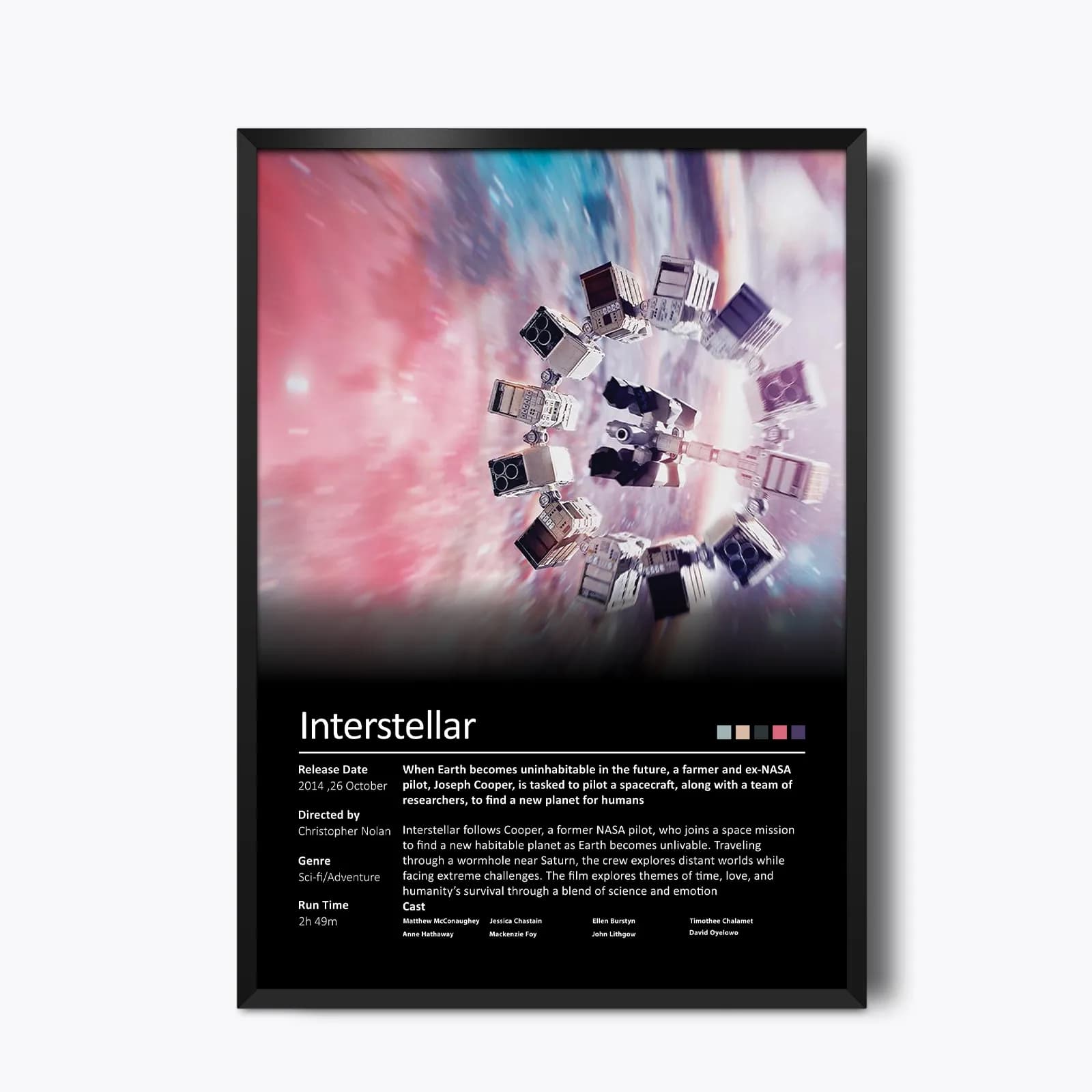 تابلو فیلم Interstellar(میان‌ستاره‌ای)