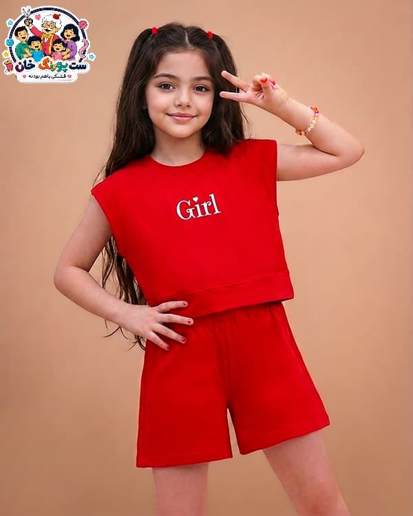 کراپ شلوارک دخترانه CFCS GIRL — تصویر ۲