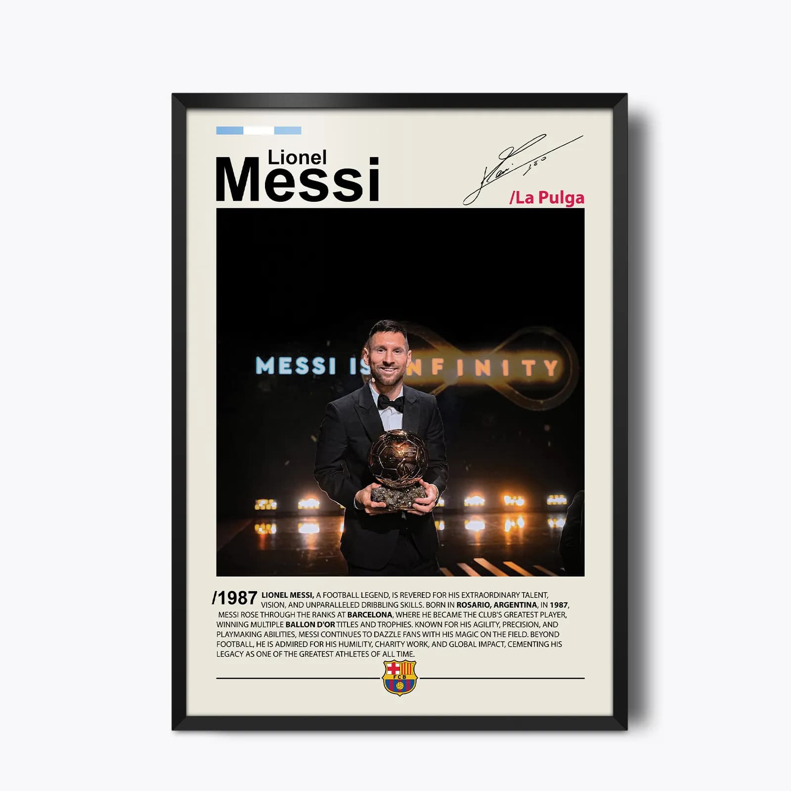 تابلو Lionel Messi(لیونل مسی)