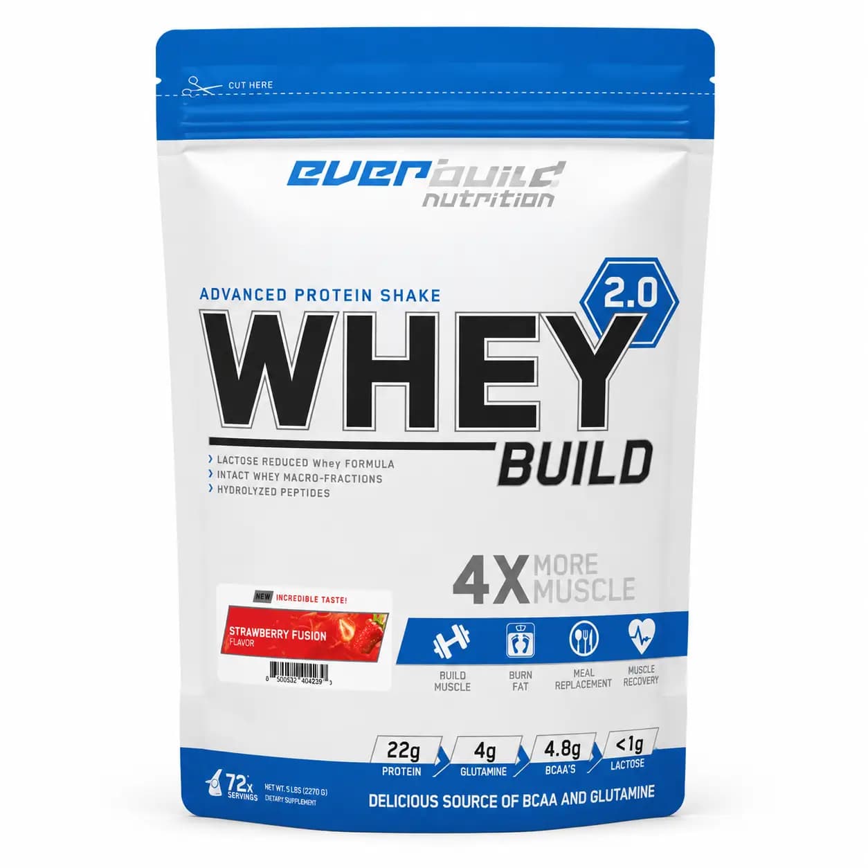 پروتئین وی اوربیلد Whey Build 2.0 | پروتئین وی کم لاکتوز برای عضله سازی و ریکاوری — تصویر ۲