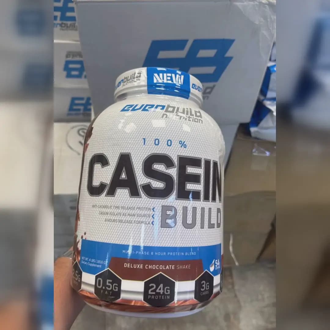 پروتئین ۱۰۰٪ کازئین اوربیلد (Everbuild Casein Build) – وزن ۱۸۱۶ گرم — تصویر ۲