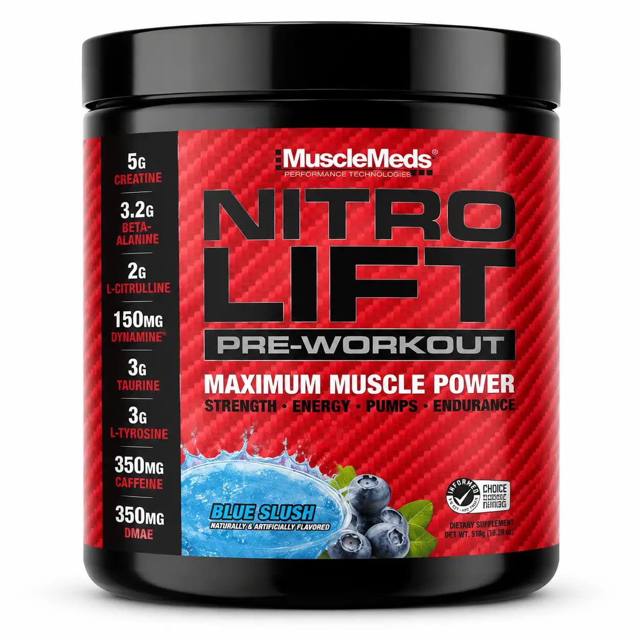 پمپ نیترو لیفت ماسل مدز (MuscleMeds Nitro Lift) | ۵۱۸ گرمی