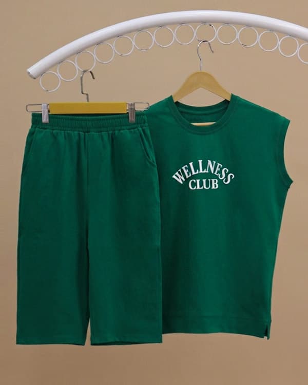 تاپ شلوارک بگ استایل Wellness Club CFCS — تصویر ۳