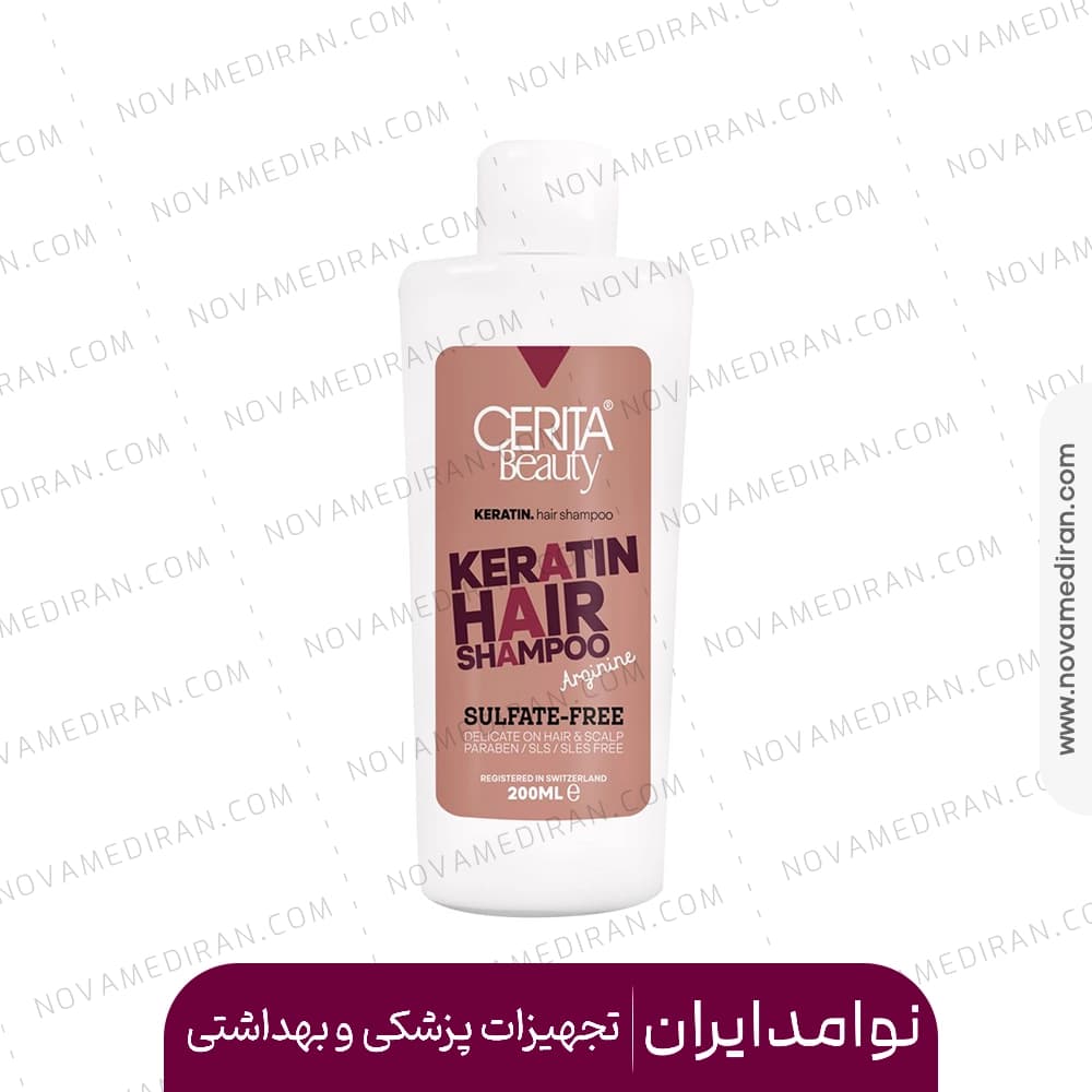شامپو (مناسب موهای کراتینه) سریتا بیوتی — تصویر ۴