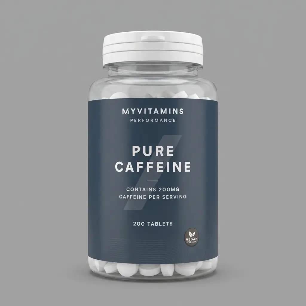 قرص کافئین مای ویتامینز 200 میلی گرم بسته 200 عددی | Myvitamins Pure Caffeine