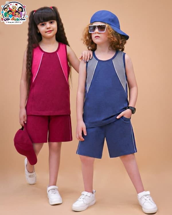 تاپ شلوارک مغزی دار sport CFCS