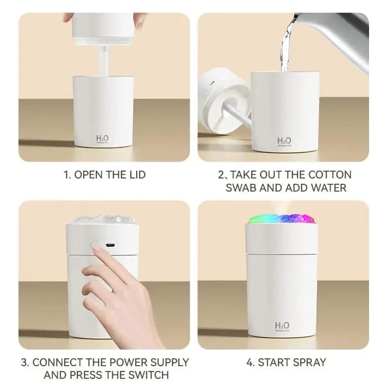 دستگاه بخور سرد H2O مدل JS21 — تصویر ۵