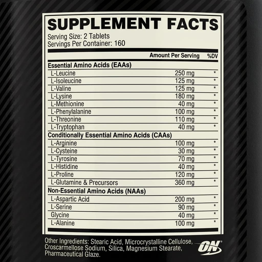 آمینو 2222 اپتیموم نوتریشن 320 عددی | Optimum Nutrition Amino 2222 — تصویر ۲