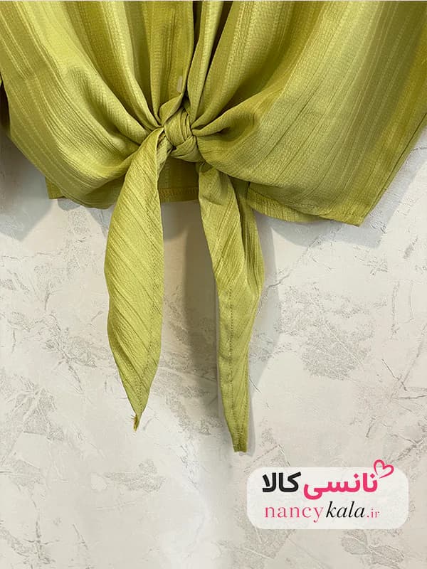 شومیز آیوا زنانه سبز زیتونی فری سایز 36 تا 46 — تصویر ۷