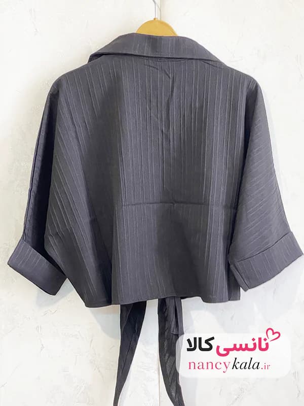 شومیز آیوا زنانه مشکی فری سایز 36 تا 46 — تصویر ۵