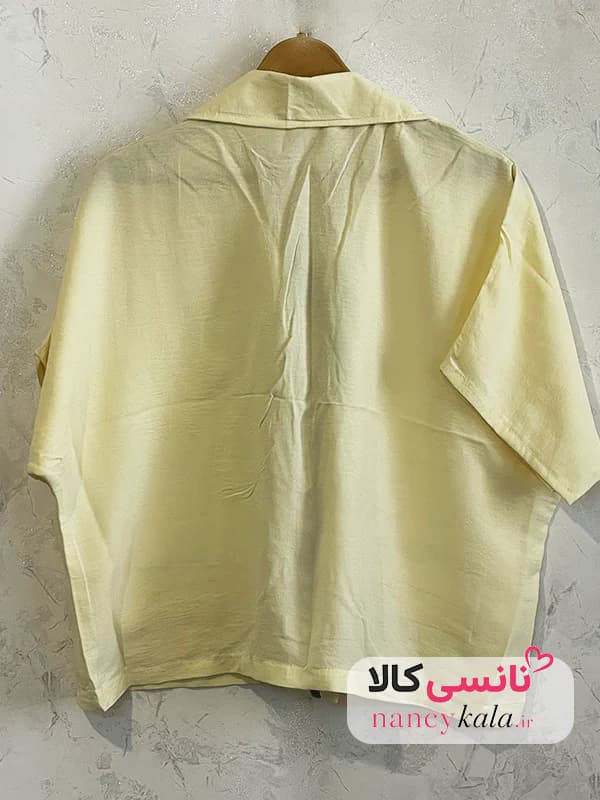 وست زنانه ترند زرد جیب فیلتو فری سایز 36 تا 48 — تصویر ۶