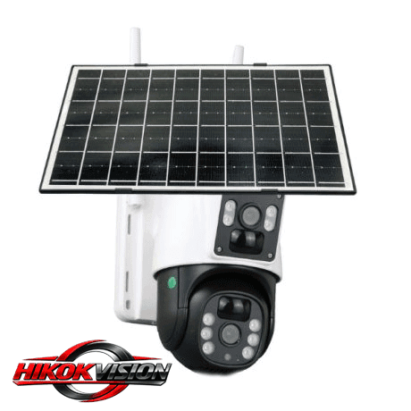 دوربین مداربسته مینی اسپید دام سولار سیم کارتی دو لنز HIKOKVISION-هایکوک ویژن مدل TP11