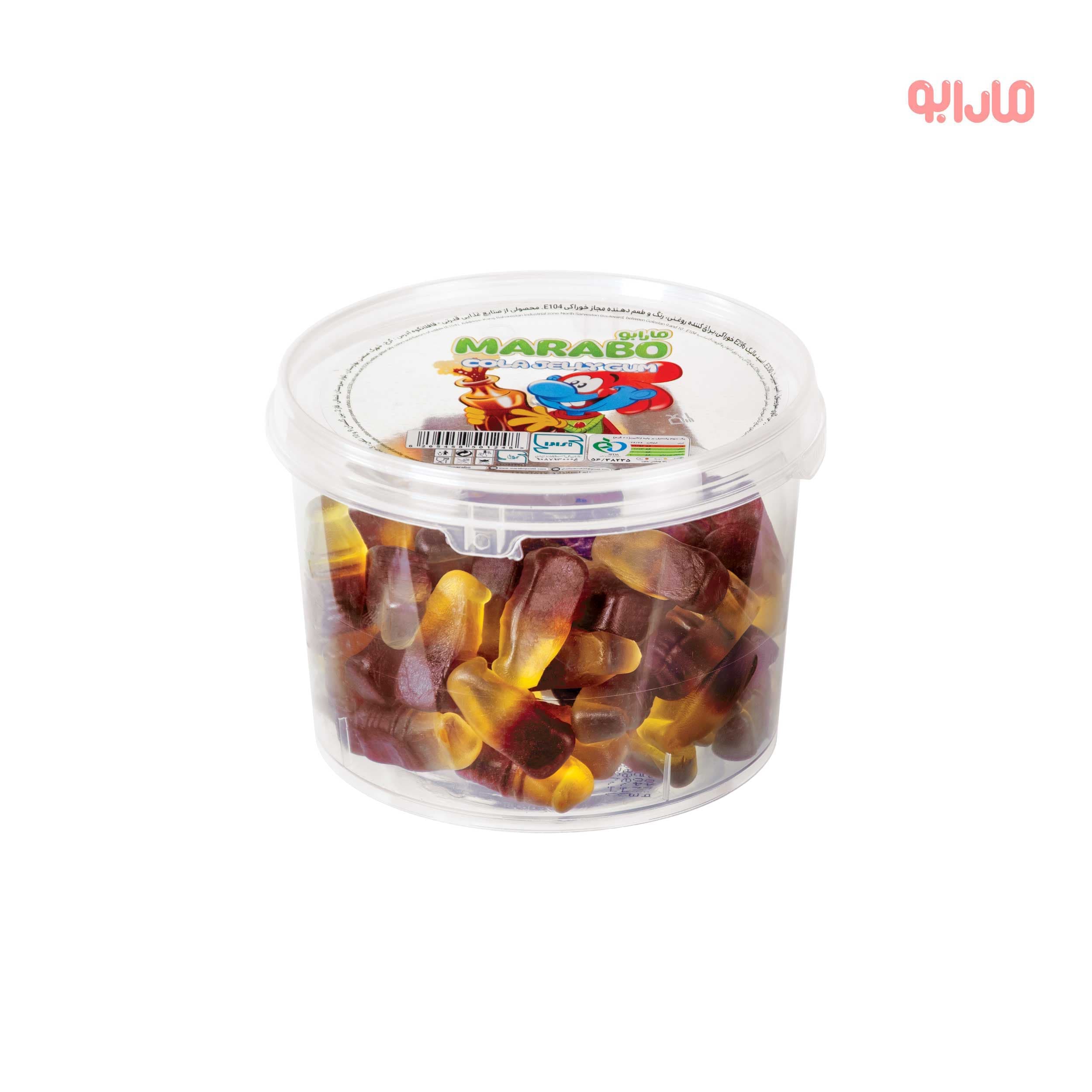 پاستیل ژلاتینی “کولا” سطلی مارابو