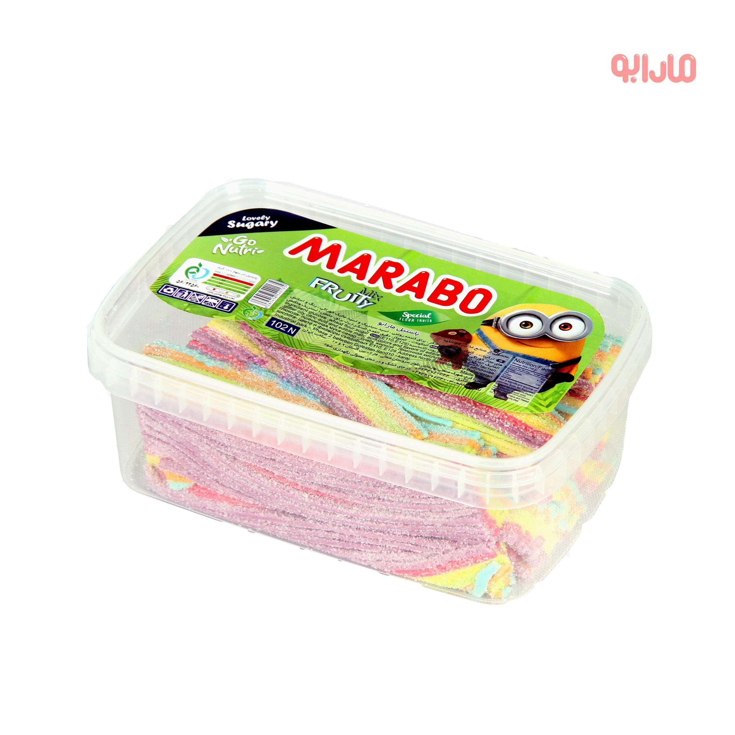 پاستیل مارابو نواری میوه ای 900 گرمی