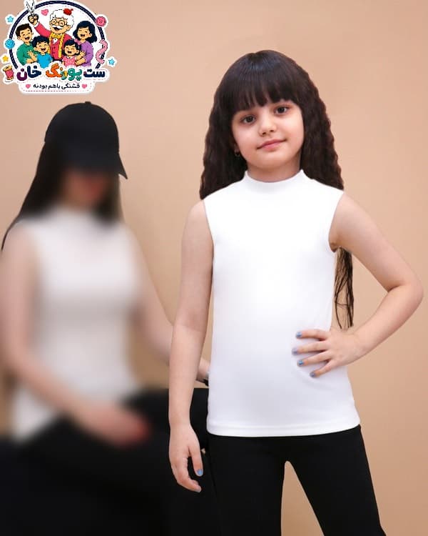 تاپ یقه سه سانت ست مادر دختری CFCS Snow neck — تصویر ۲