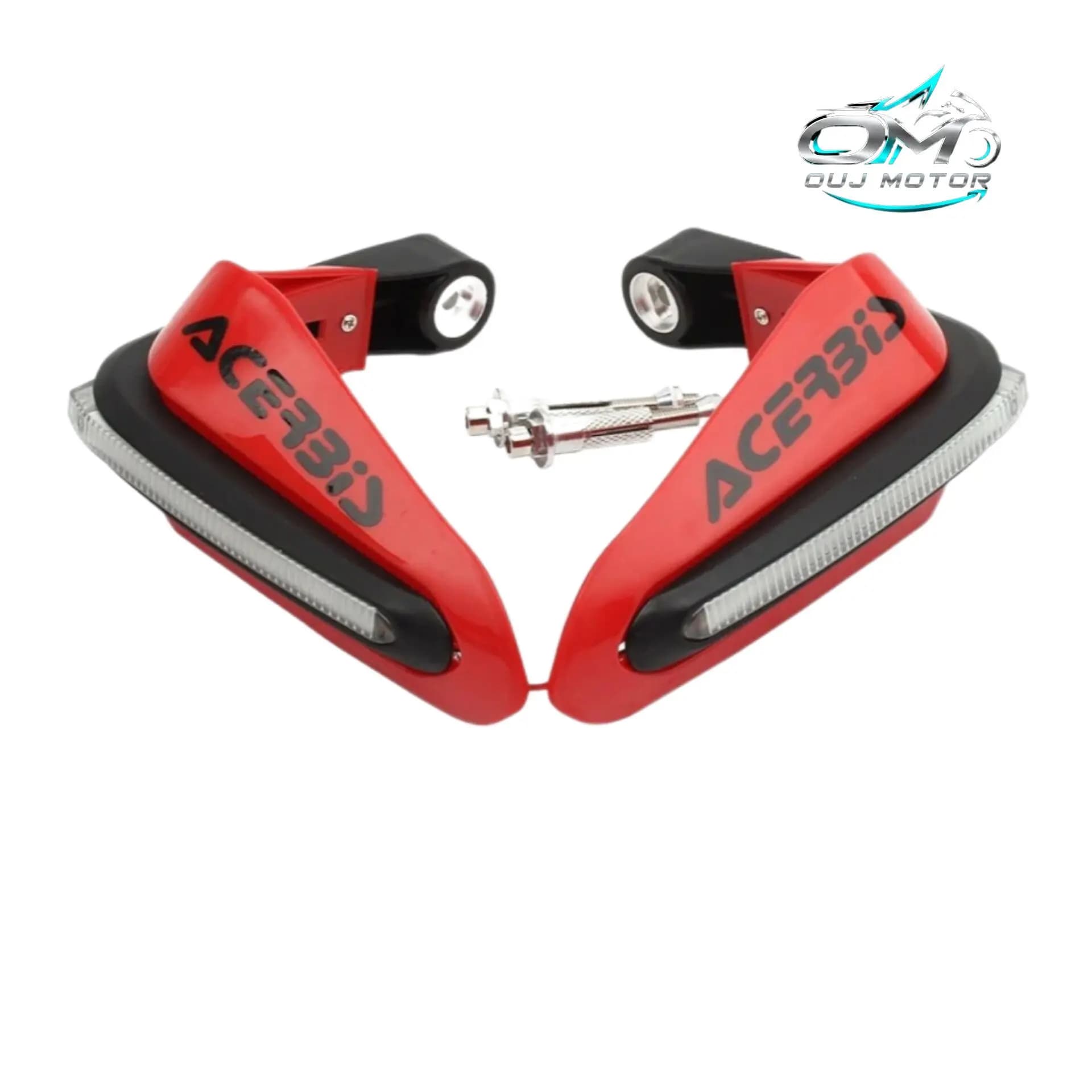 هندگارد چراغدار قرمز اکربیس (Acerbis)