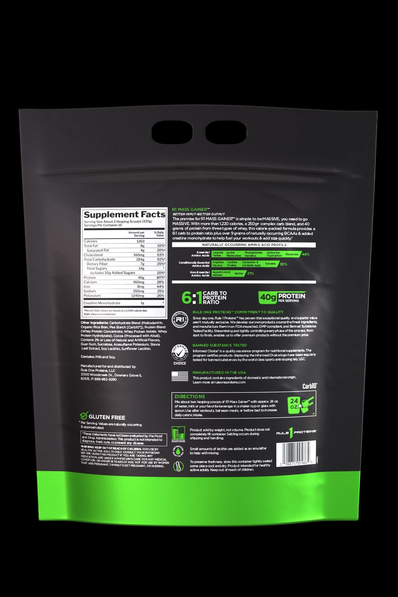 مس گینر رول وان Rule 1 Mass Gainer — تصویر ۸