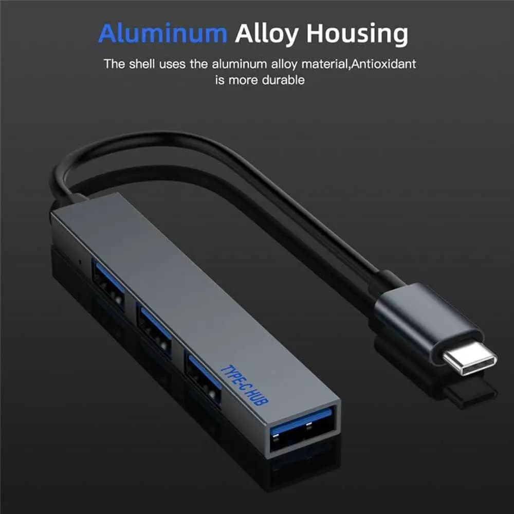 هاب 4 پورت USB-C مدل T809A — تصویر ۲
