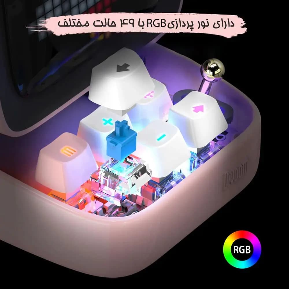 اسپیکر بلوتوثی هوشمند با نمایشگر پیکسلی — تصویر ۵