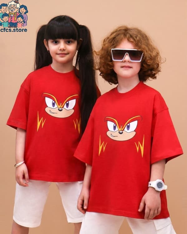 تیشرت بگ استایل SONIC friend CFCS — تصویر ۲