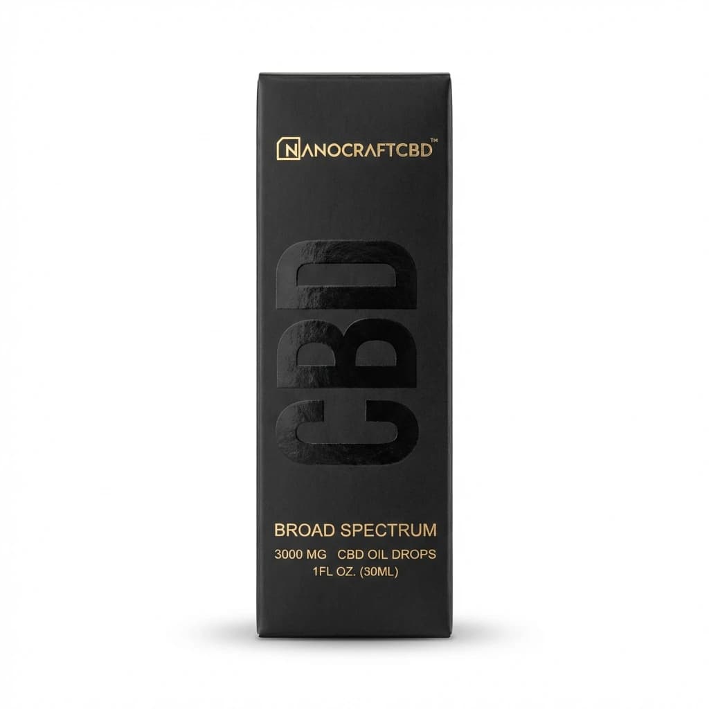 روغن CBD نانوکرافت 3000 میلی‌گرم مدل Broad Spectrum (اورجینال) — تصویر ۲