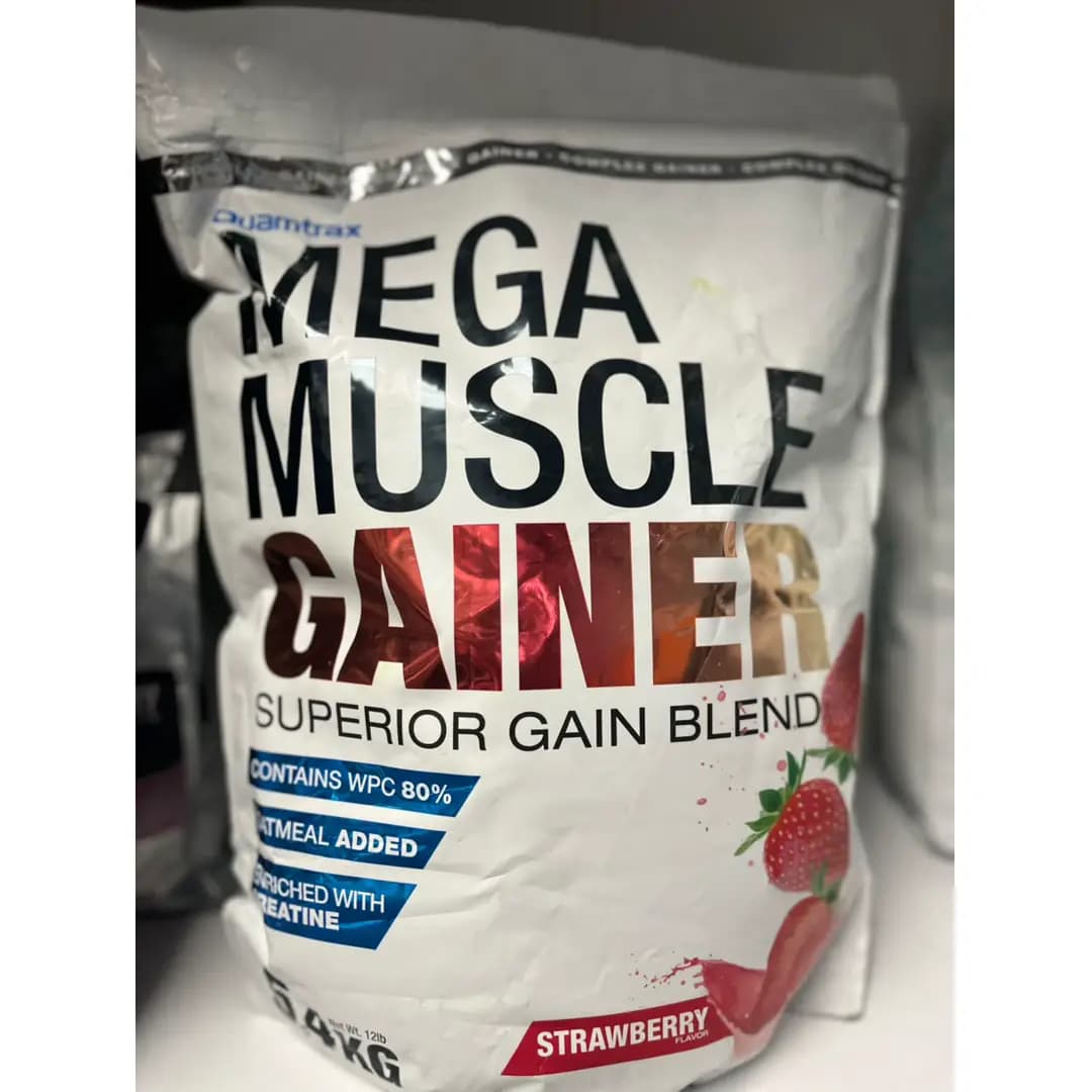 گینر کوامترکس Mega Muscle 5.4 کیلوگرمی — تصویر ۲