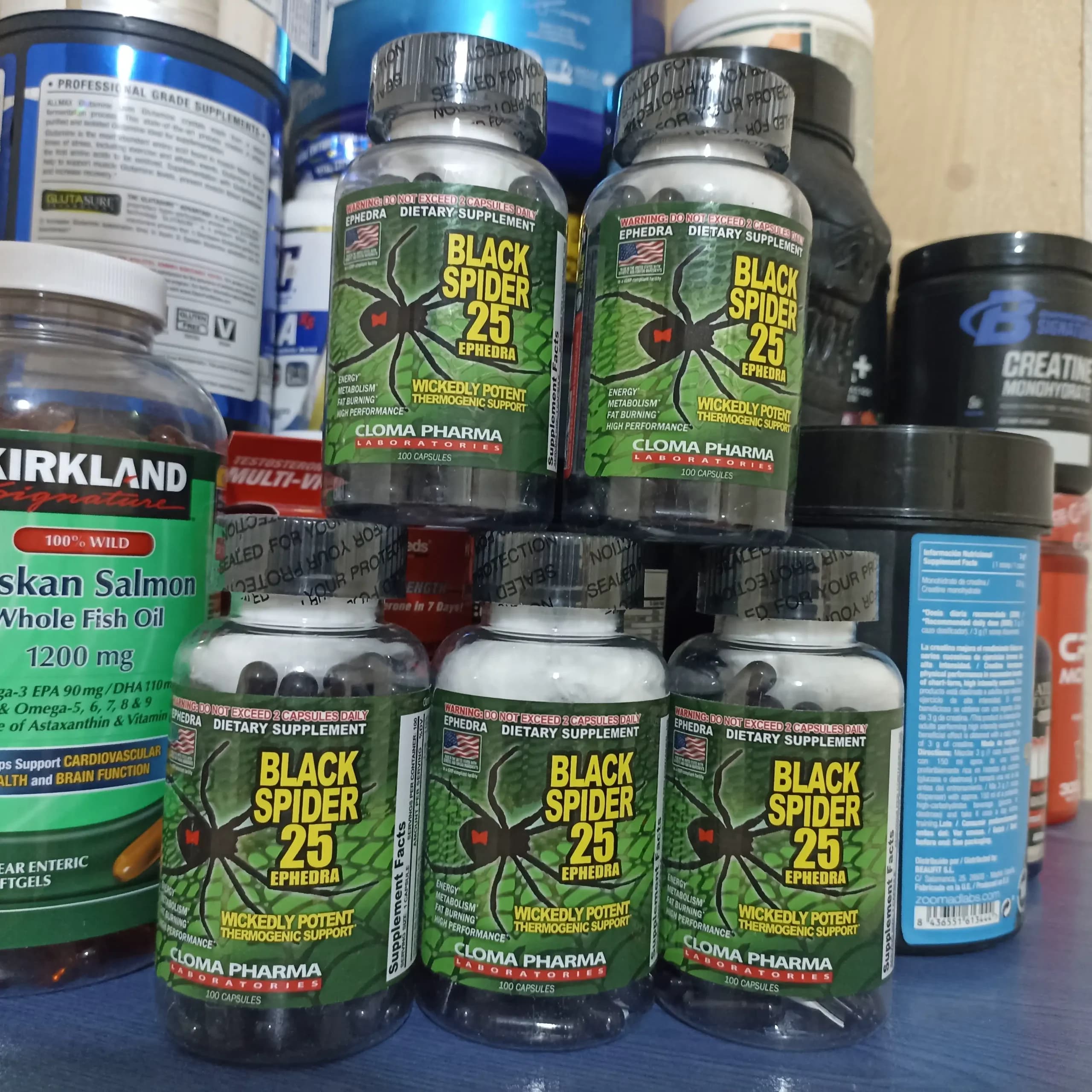 قرص چربی سوز بلک اسپایدر 25 (Black Spider) اصل آمریکا — تصویر ۳