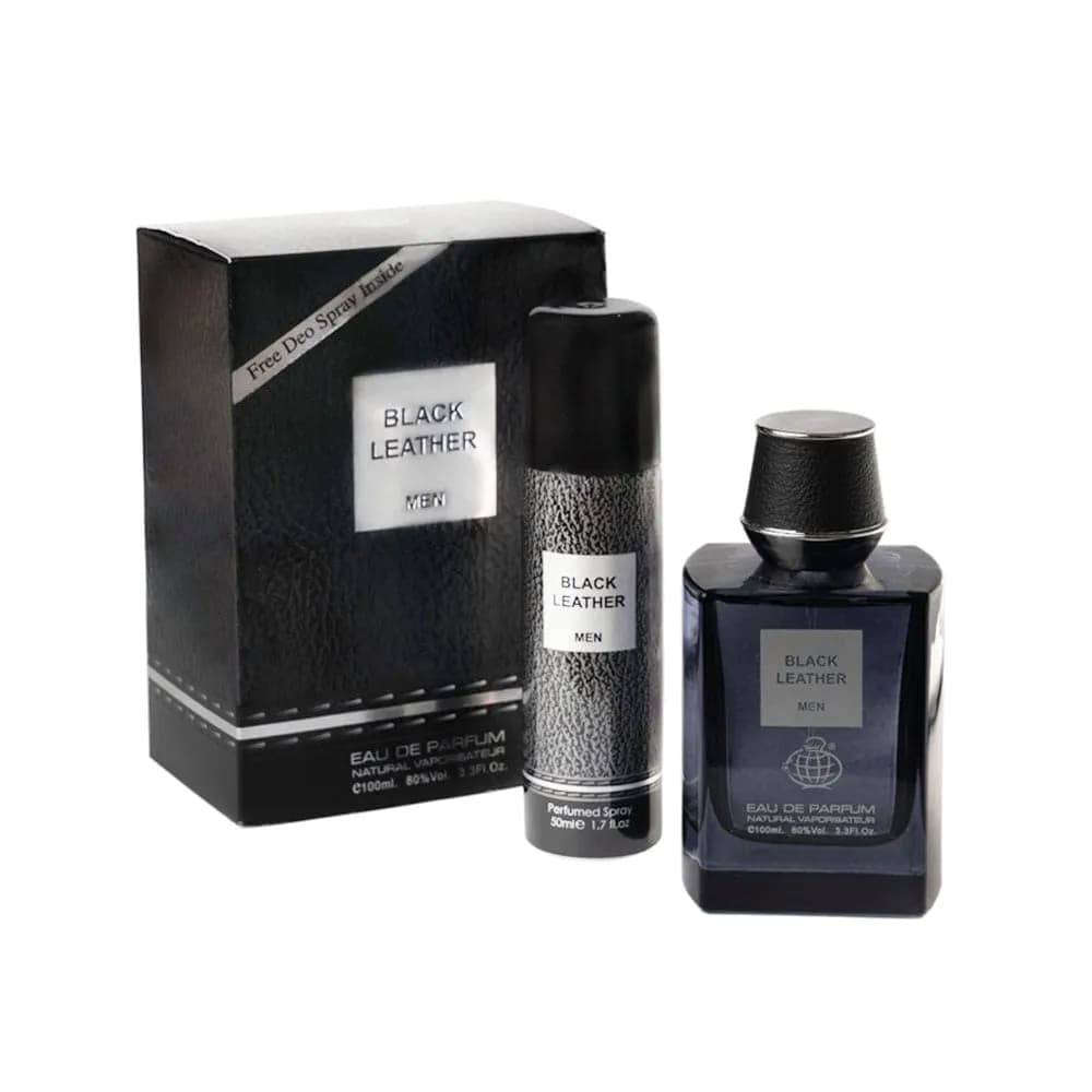 عطر ادکلن بلک لدر فراگرنس – عطر شرکتی کرید اونتوس | Fragrance World Black Leather