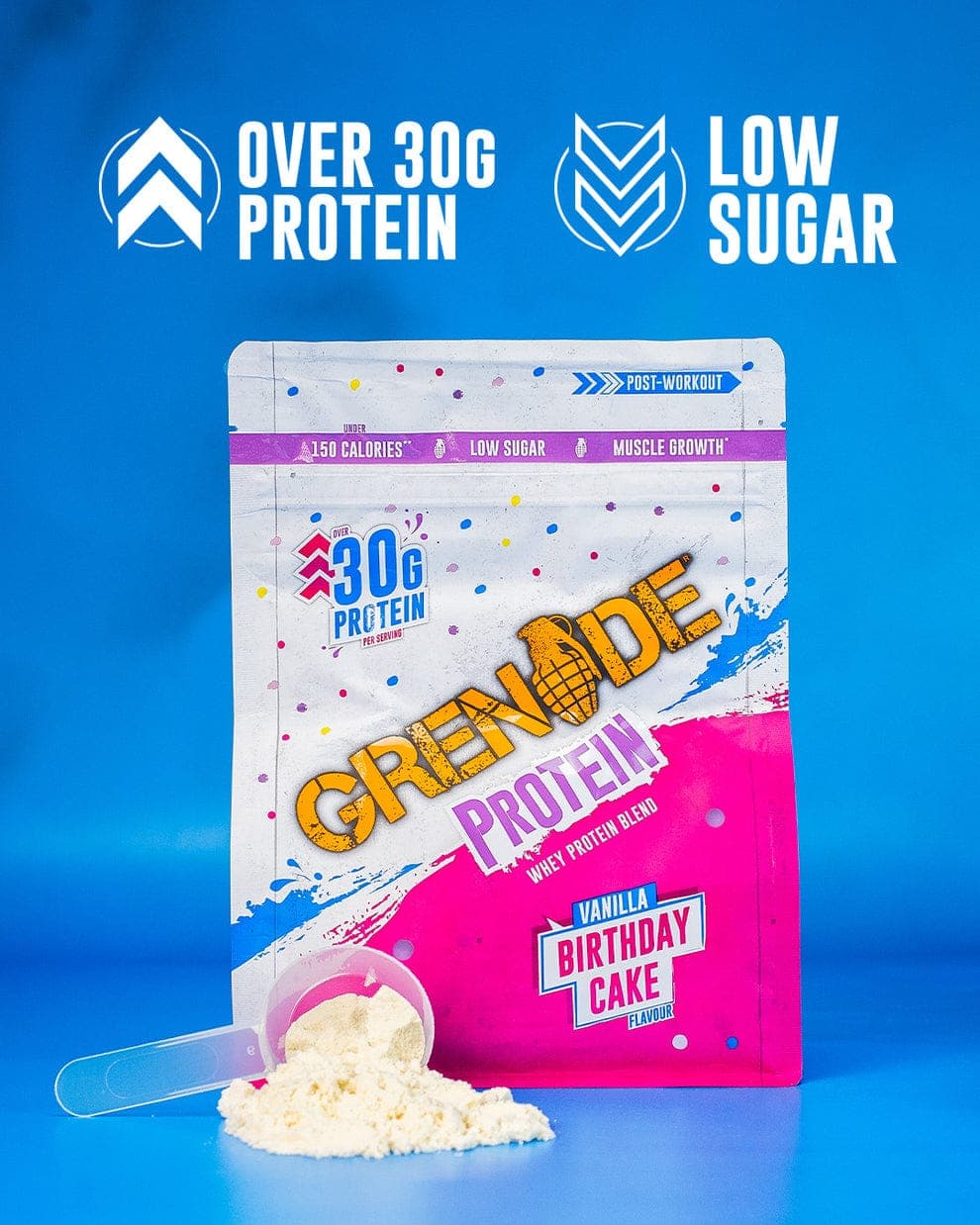 پروتئین وی ترکیبی گرنید (Grenade Whey Protein) اصل — تصویر ۴