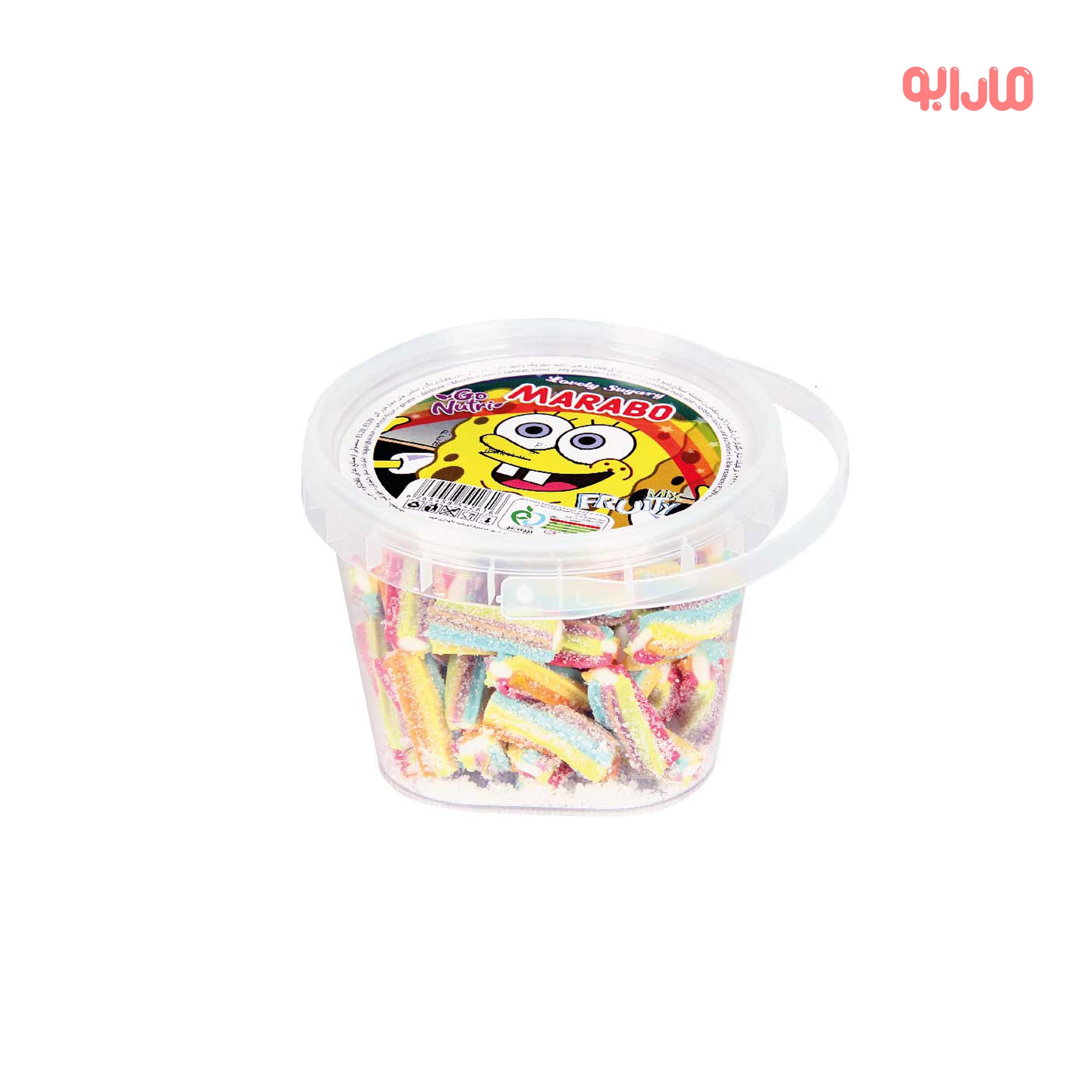 پاستیل مارابو پیچی شکری سطلی 225 گرمی