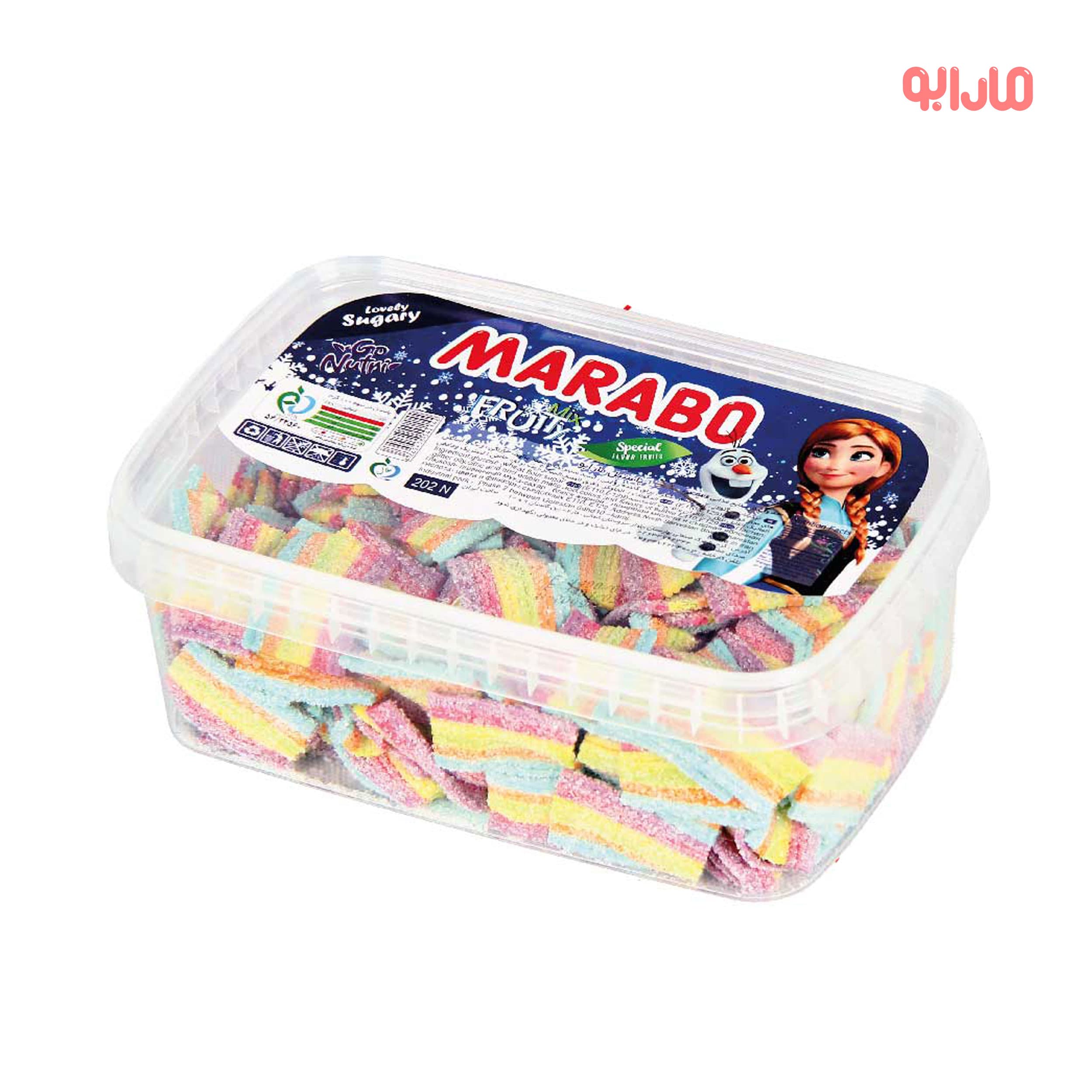 پاستیل مارابو نواری میوه ای 700 گرمی