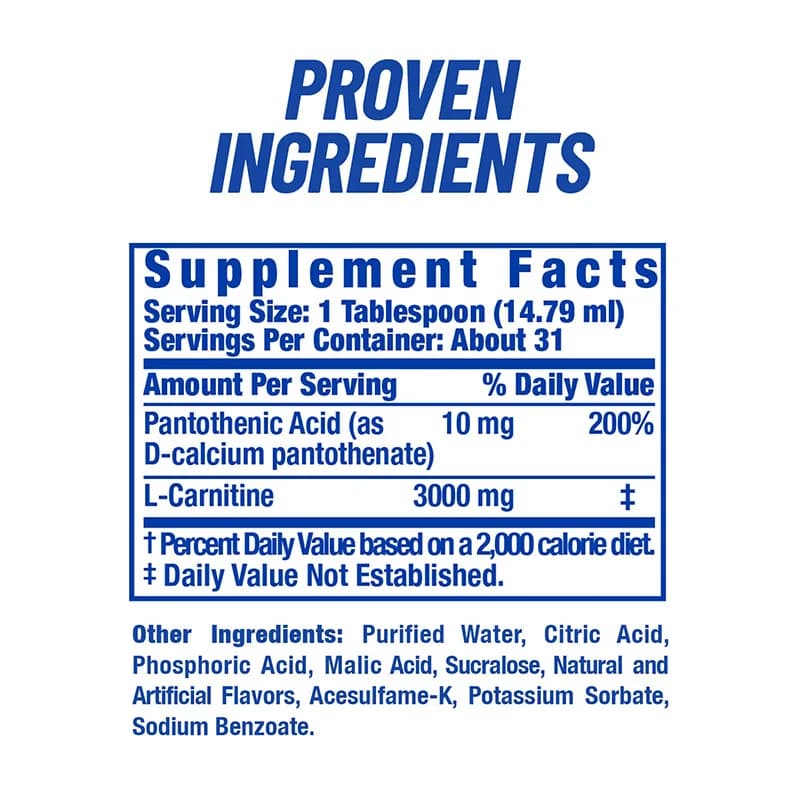 ال‌کارنیتین مایع 3000 رونی کلمن (Ronnie Coleman Liquid L-Carnitine 3000) — تصویر ۶