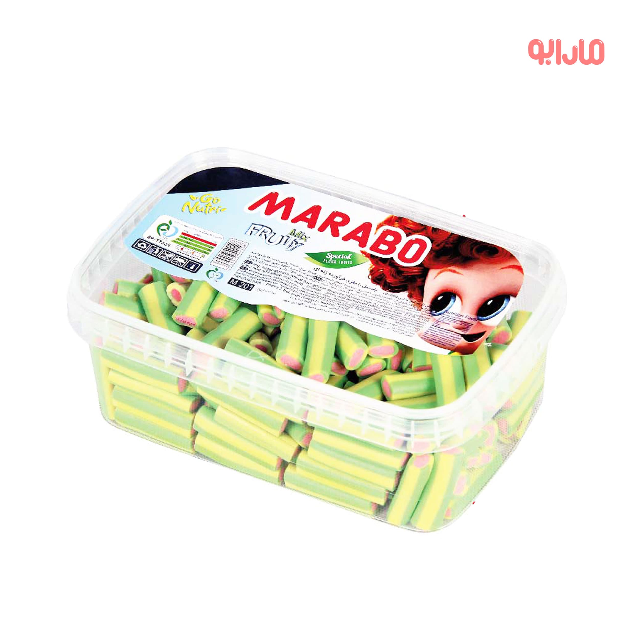 پاستیل مارابو لقمه روغنی با طعم هندوانه 800 گرمی