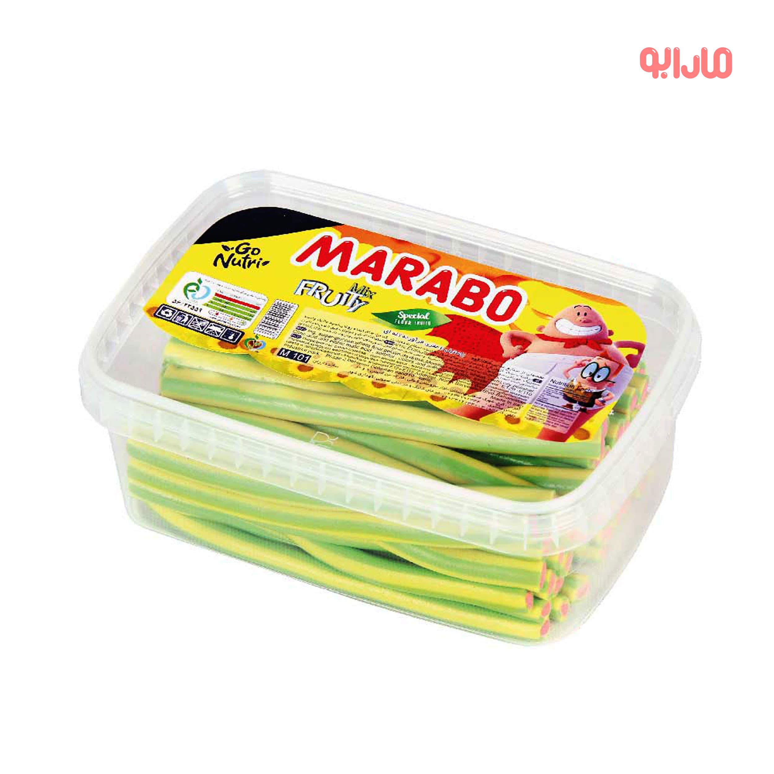 پاستیل مارابو لوله ای روغنی هندوانه 900 گرمی