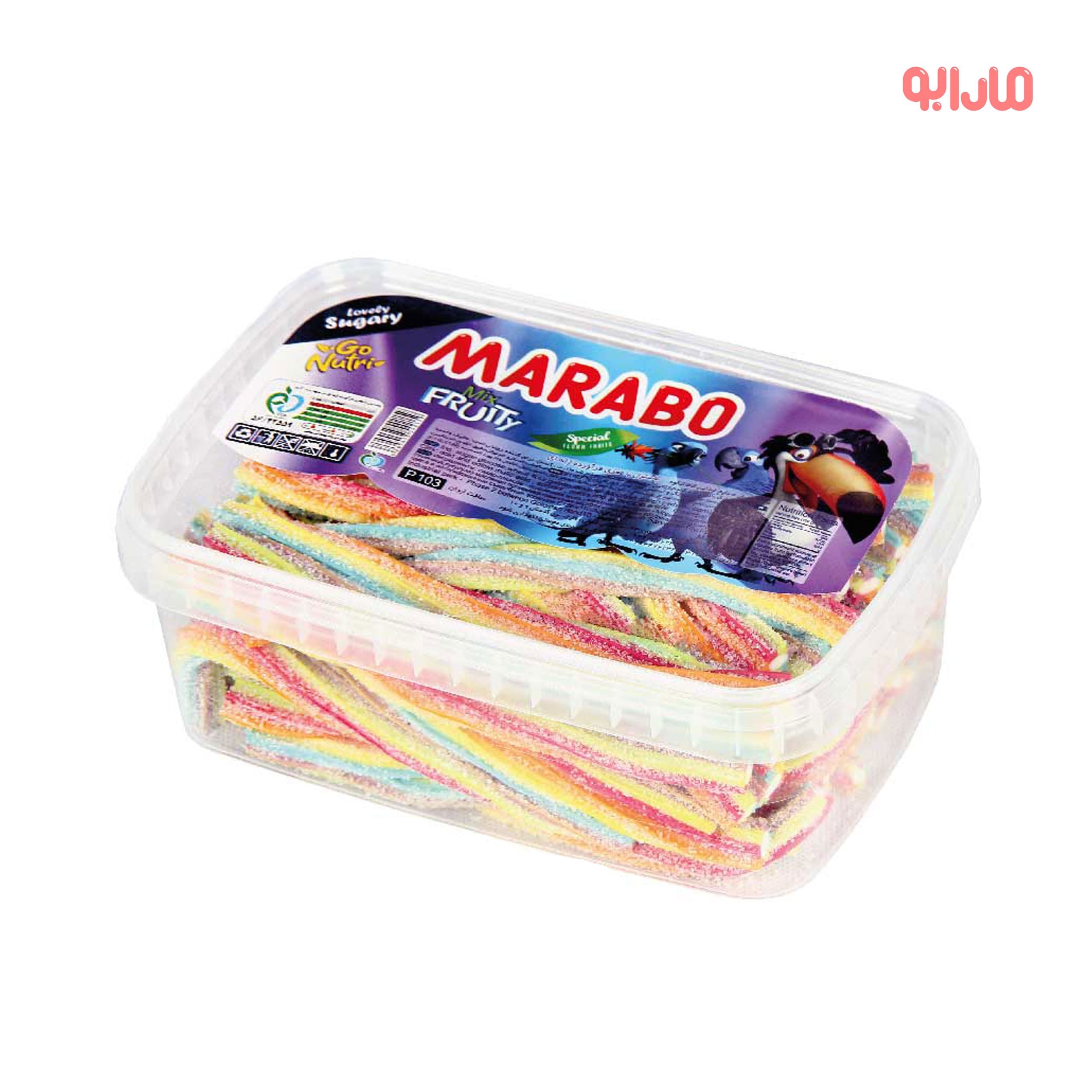 پاستیل مارابو پیچی شکری میوه ای 900 گرمی