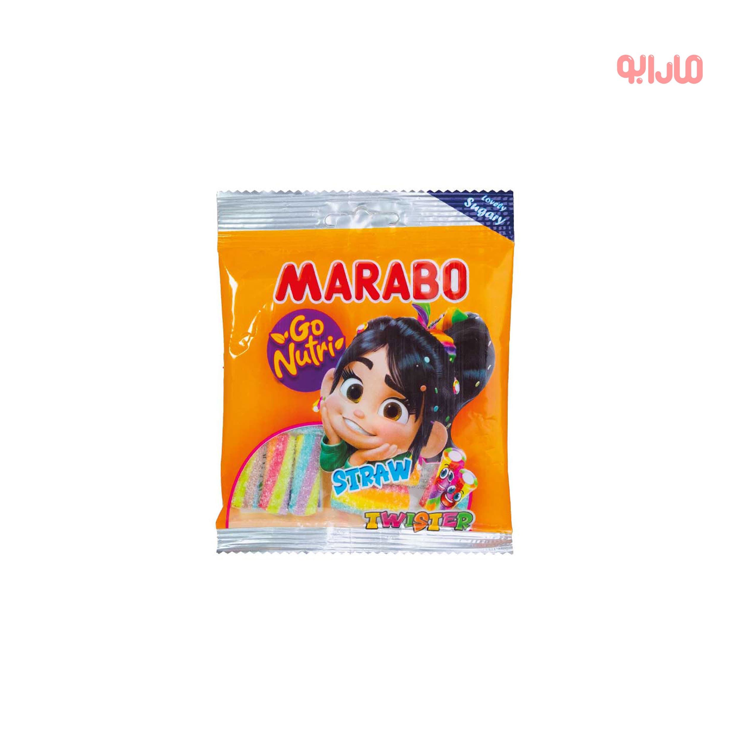 پاستیل مارابو لقمه پیچی پاکتی 50 گرمی — تصویر ۲