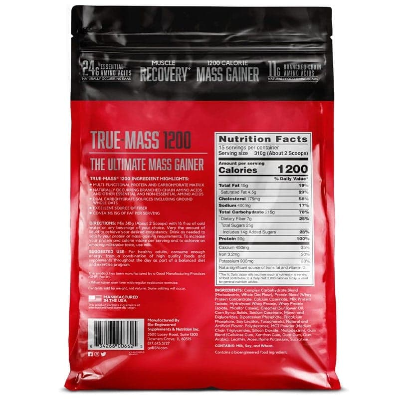 گینر ترومس ۱۲۰۰ بی اس ان (BSN True Mass 1200) — تصویر ۳