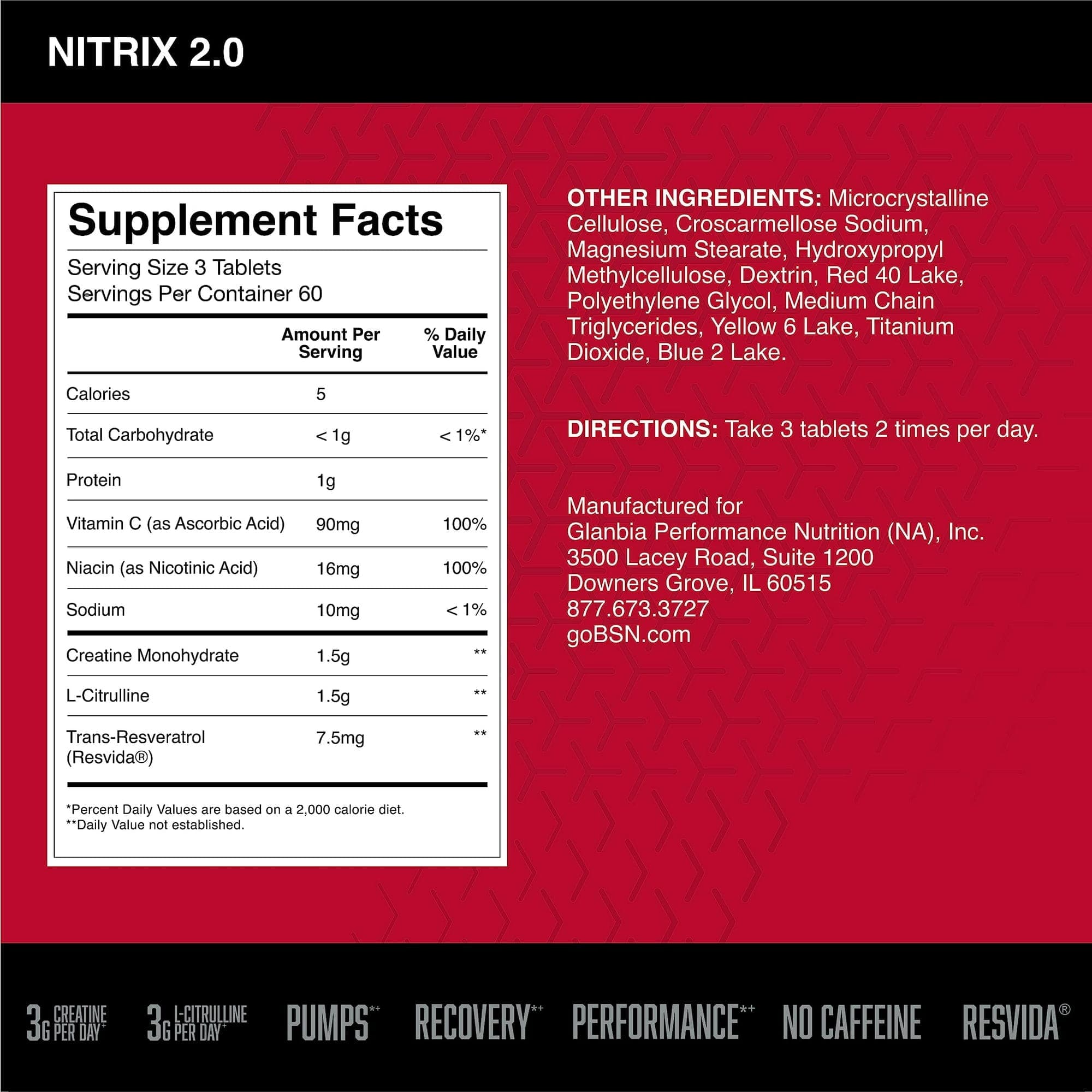 نیتریکس بی اس ان | BSN Nitrix 2.0 — تصویر ۴